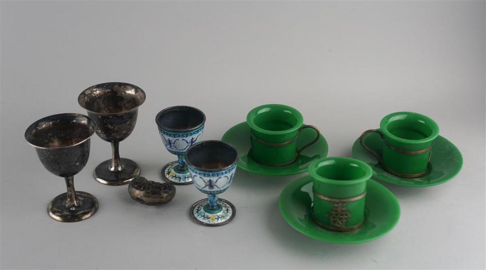 GROUP OF BEIJING GLASS AND ENAMEL