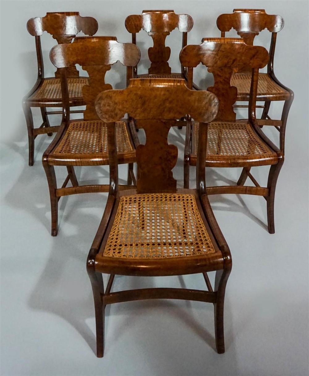 SET OF SIX AMERICAN CLASSICAL CANED 313324