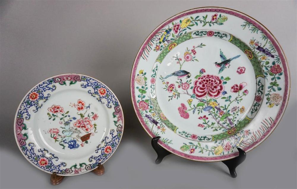 CHINESE EXPORT FAMILLE ROSE CHARGER,
