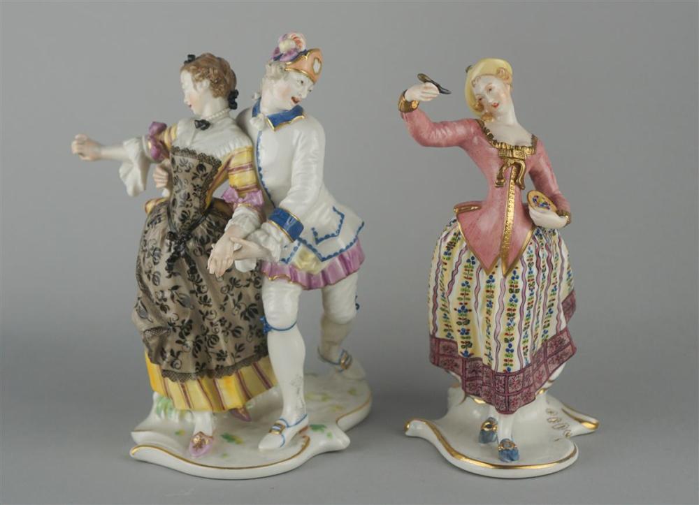 NYMPHENBURG PORCELAIN FIGURE GROUP