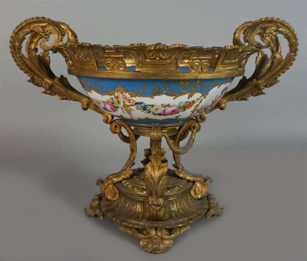 FRENCH GILT-BRONZE MOUNTED BOWLFRENCH