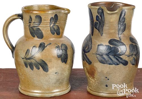 TWO PENNSYLVANIA STONEWARE PITCHERS  313404