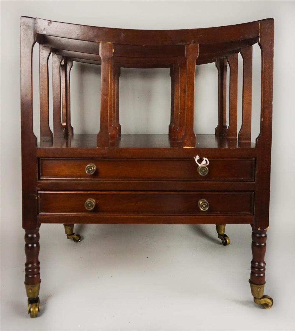 TWO GEORGE III STYLE MAHOGANY CANTERBURYSTWO 31345d