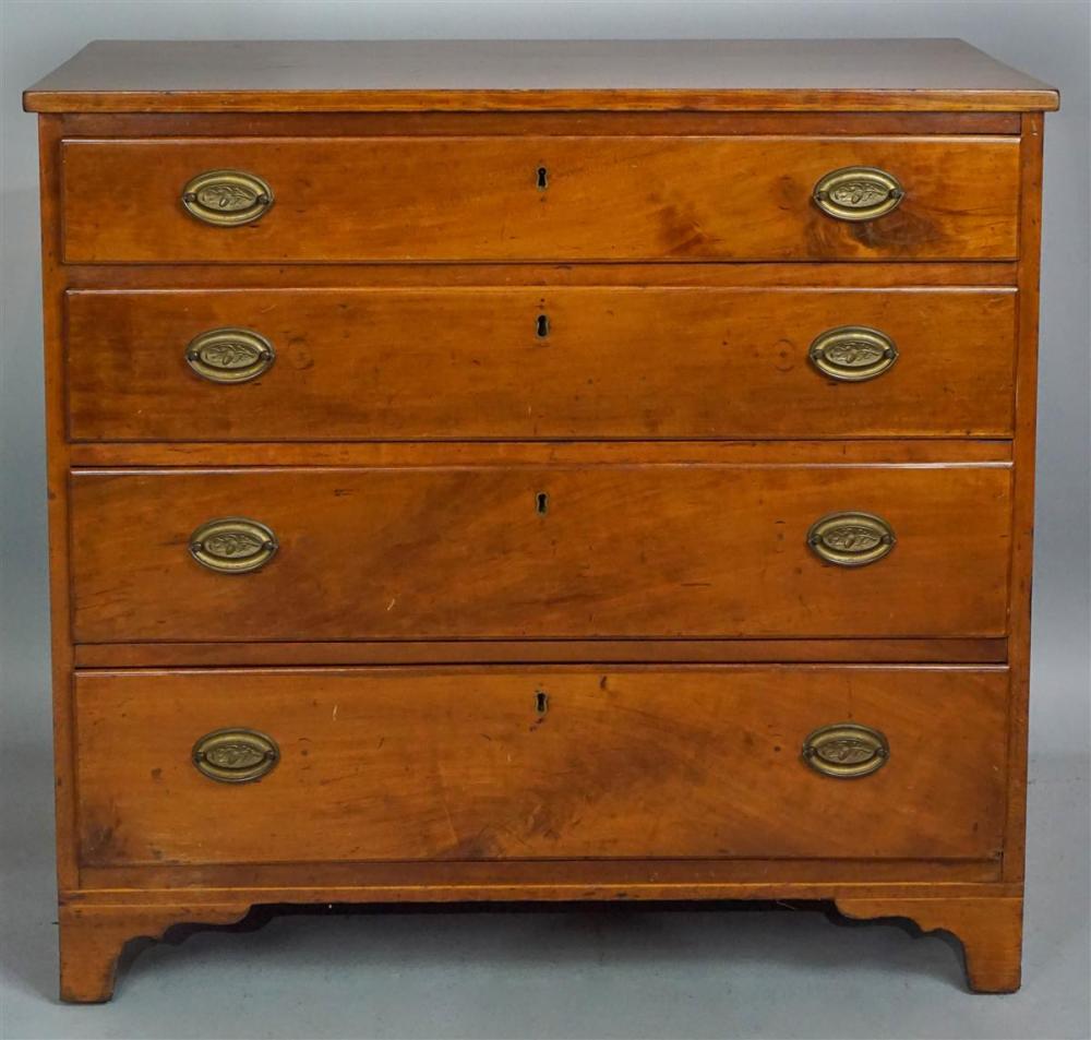 FEDERAL STRING-INLAID CHERRYWOOD CHEST