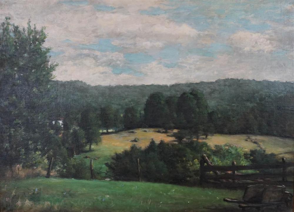 THOMAS CLARK (20TH CENTURY) HILLSIDE