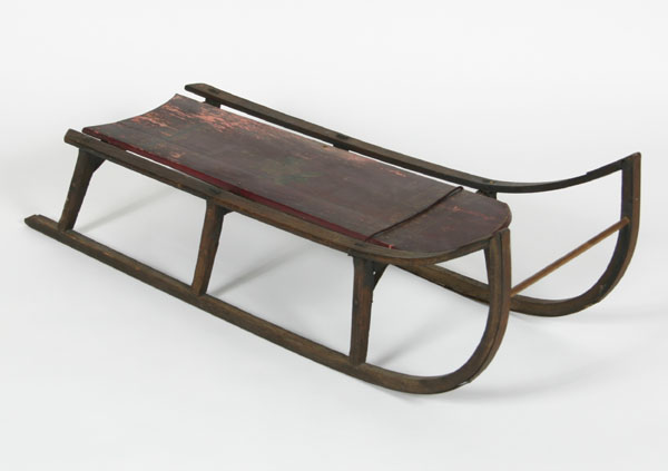 19th century wood child's sled