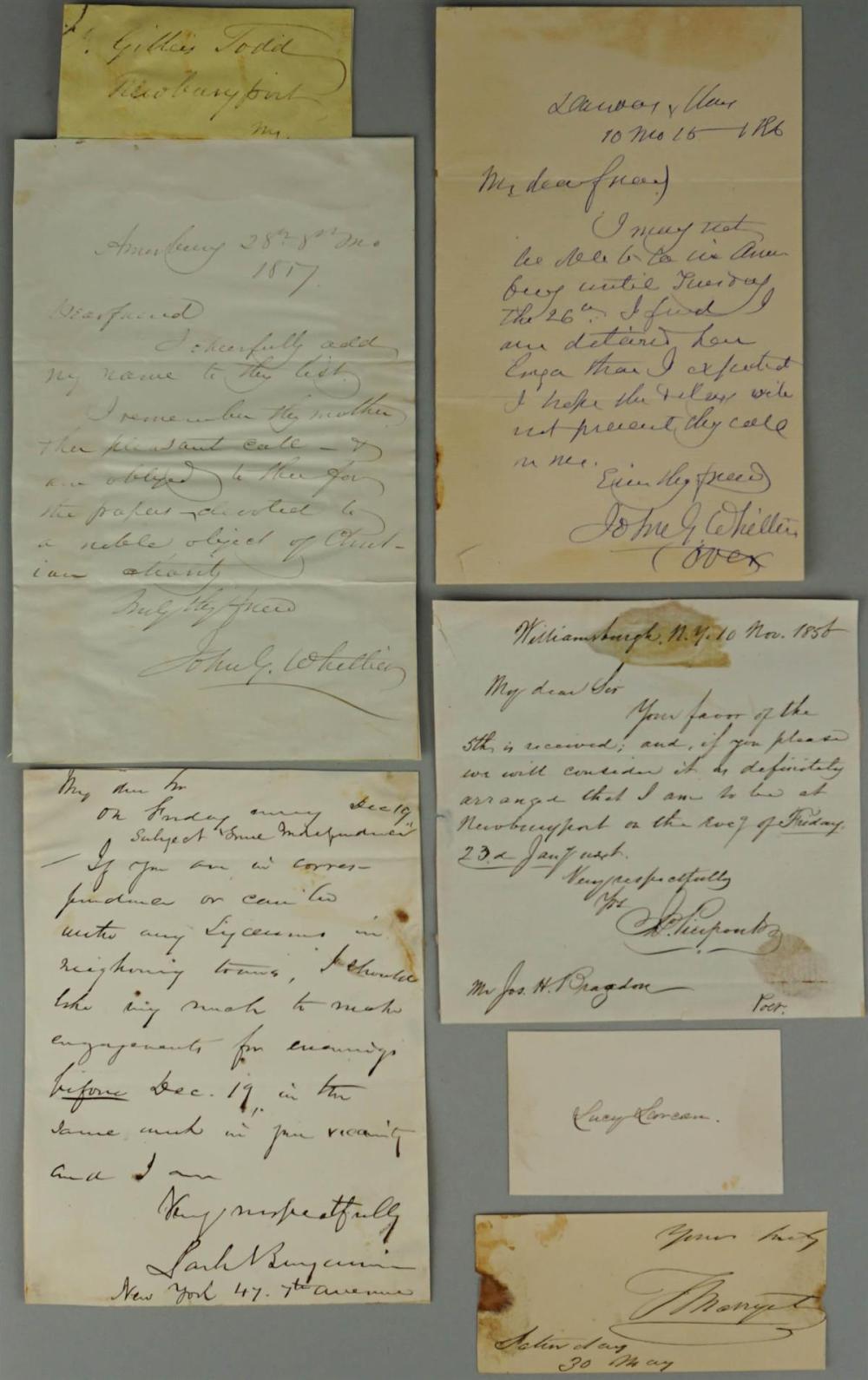 DOCUMENTS AND SIGNATURES OF 19TH