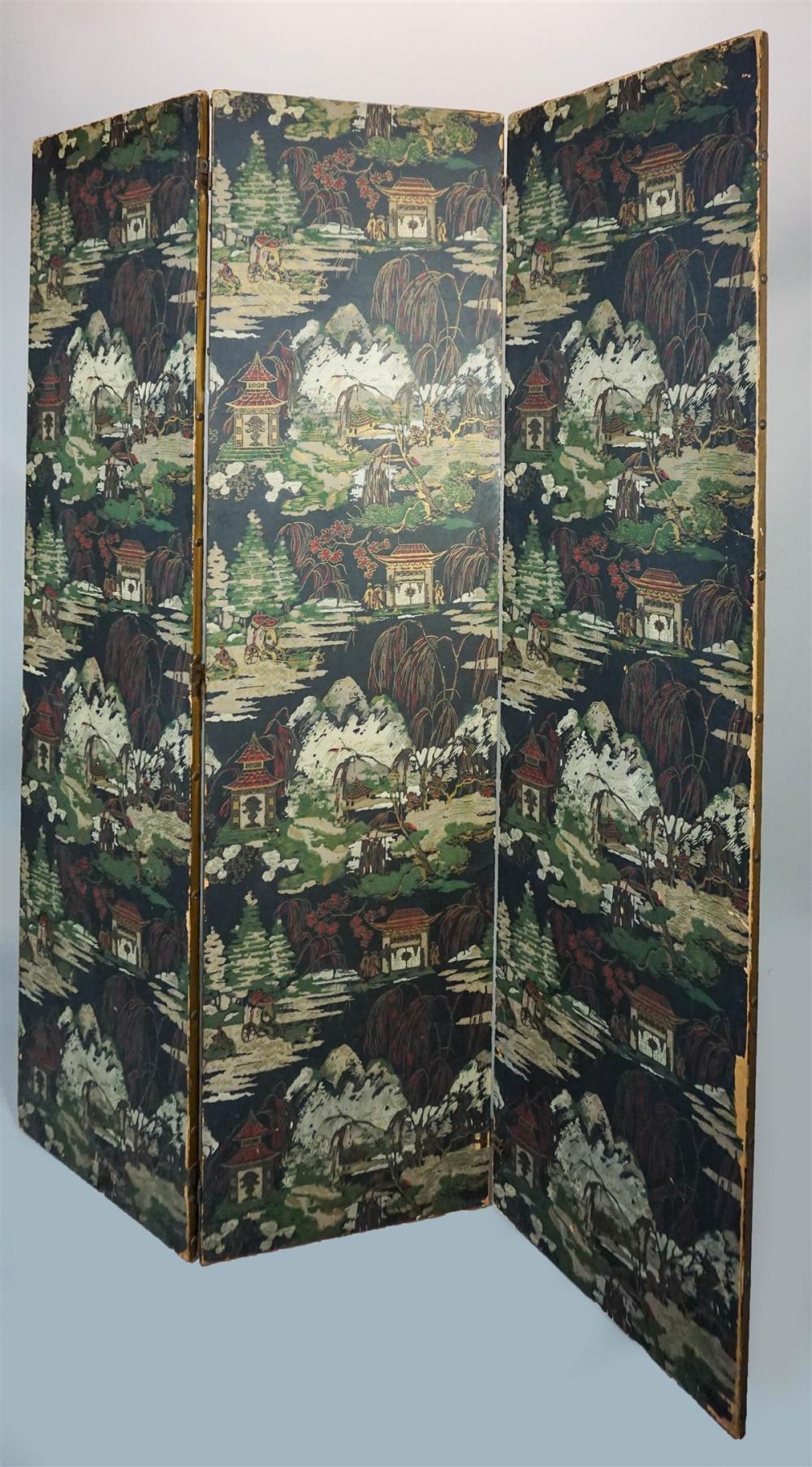 CHINOISERIE FOUR-PANEL WALLPAPER