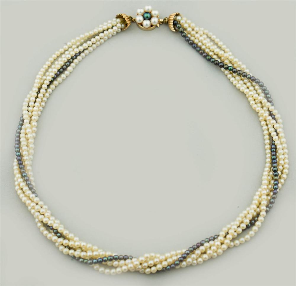 MULTI STRAND SEED PEARL NECKLACE 313633