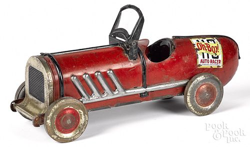 KIDDIES METAL TOYS TIN OH BOY AUTO RACERKiddies