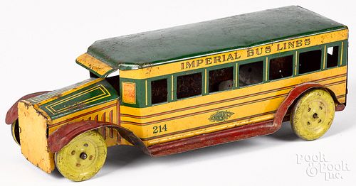 NONPARIEL TIN LITHOGRAPH IMPERIAL BUS