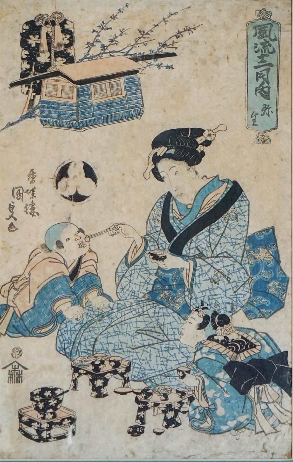 KOCHORO KUNISADA JAPANESE 19TH 3136ac