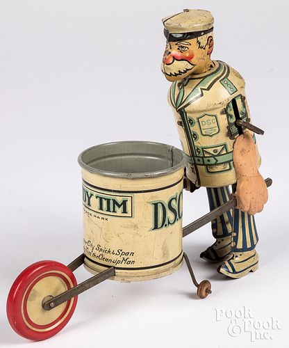 MARX TIN LITHOGRAPH WIND UP TIDY 3136ad