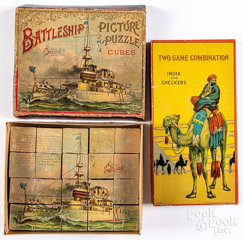 MCLOUGHLIN BROS BATTLESHIP OREGON 31377e