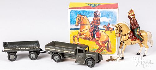 TWO GERMAN TOYS TO INCLUDE A KOEHLER 31379b