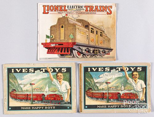 THREE TOY TRAIN CATALOGSThree toy