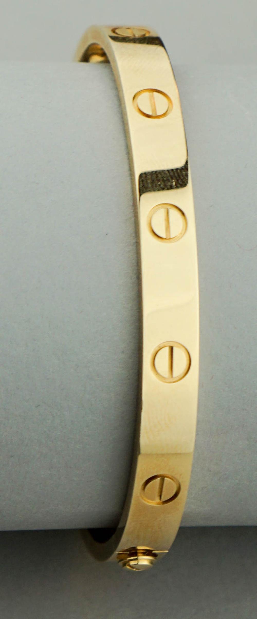 CARTIER 18K YELLOW GOLD LOVE  3137c4