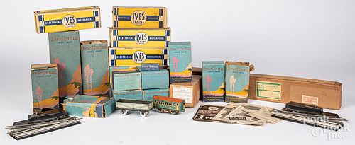 IVES TRAIN BOXES AND RELATED TRAIN MATERIALGroup