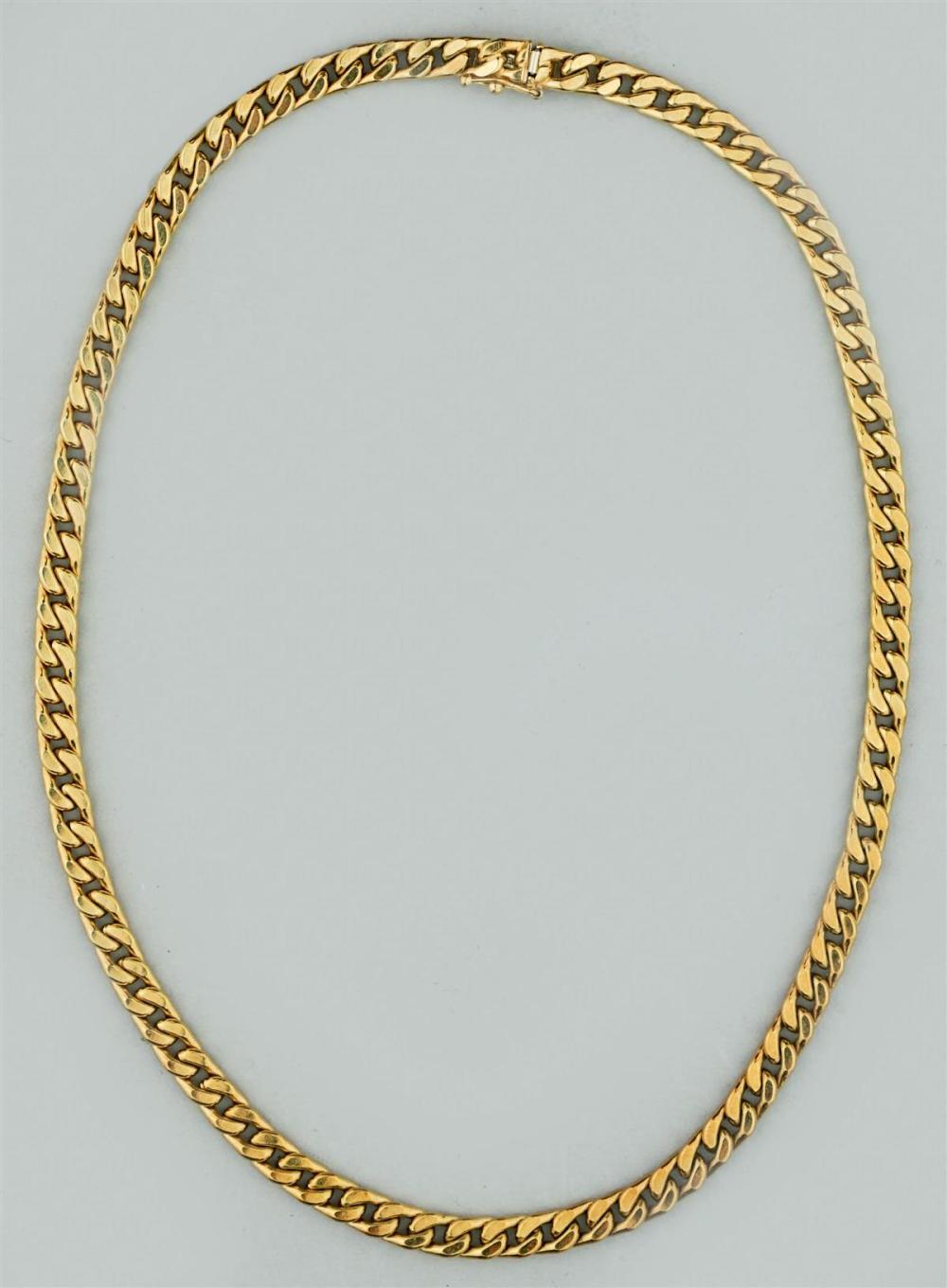 14K YELLOW GOLD 16 INCH CURB LINK 3137f5