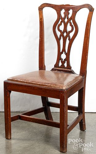 GEORGE III MAHOGANY DINING CHAIR  3138bd