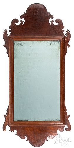 CHIPPENDALE MAHOGANY MIRROR CA  3138c0