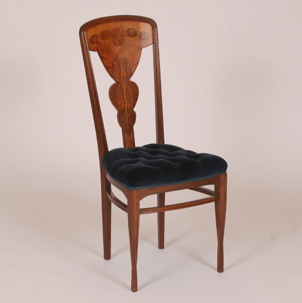 Unusual Art Nouveau chair with