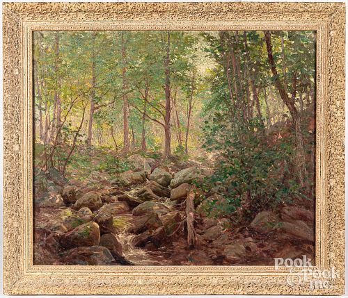 OIL ON CANVAS IMPRESSIONIST LANDSCAPEOil 313967