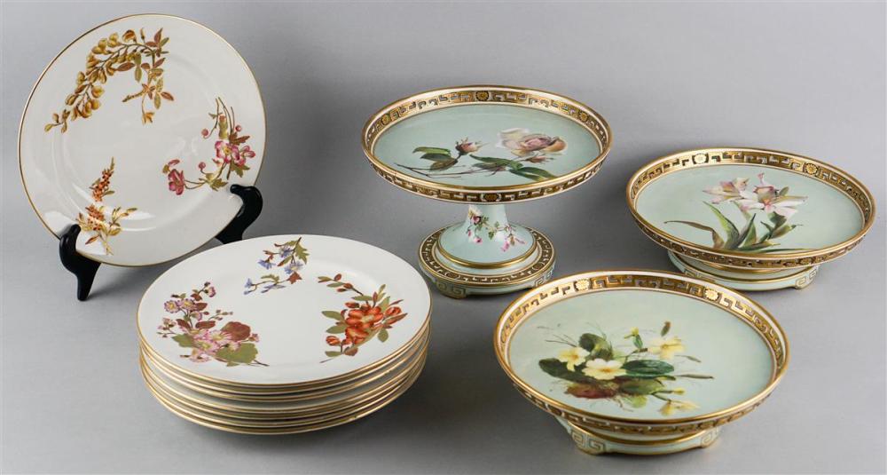 SET OF EIGHT ROYAL WORCESTER VITREOUS 3139cf