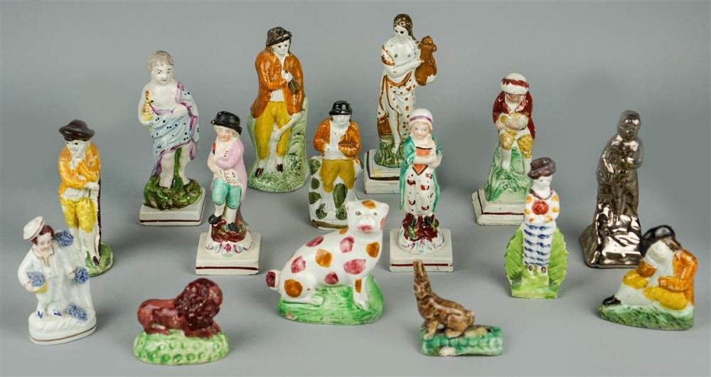 COLLECTION OF STAFFORDSHIRE AND