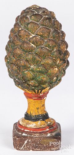 PENNSYLVANIA CHALKWARE PINEAPPLE