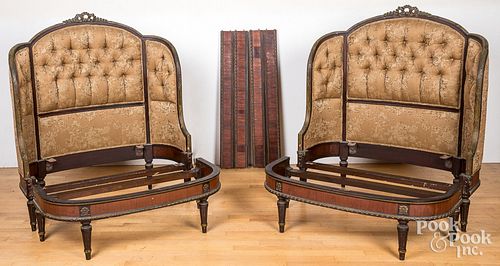 PAIR OF FRENCH MAHOGANY AND GILT 313a84