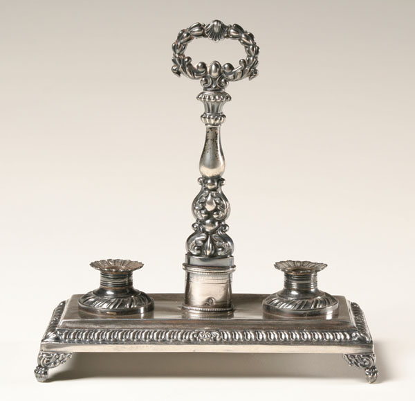 French silver chamberstick egg 4ec41