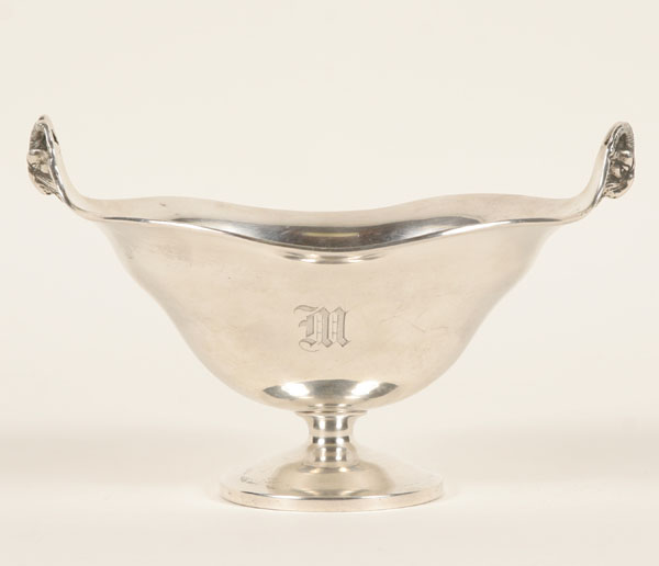 Tuttle sterling footed bowl with 4ec45