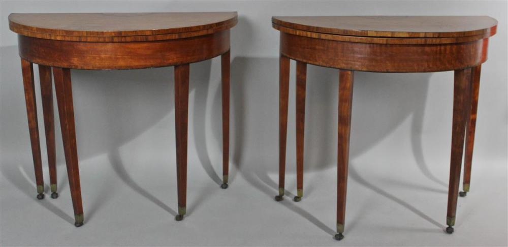 PAIR OF FINE GEORGE III INLAID 313b75