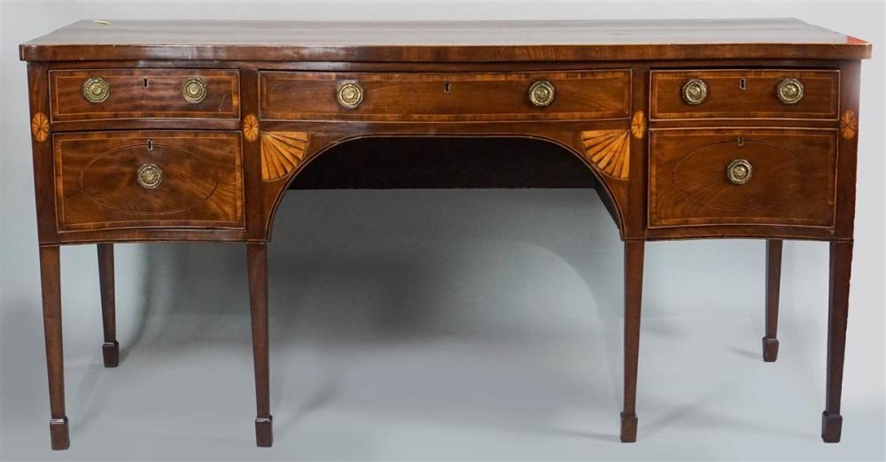 REGENCY INLAID MAHOGANY SIDEBOARDREGENCY 313b7c