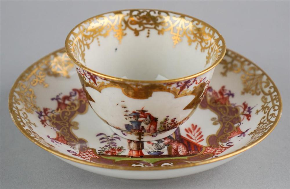 MEISSEN CHINOISERIE TEA BOWL AND 313b8a