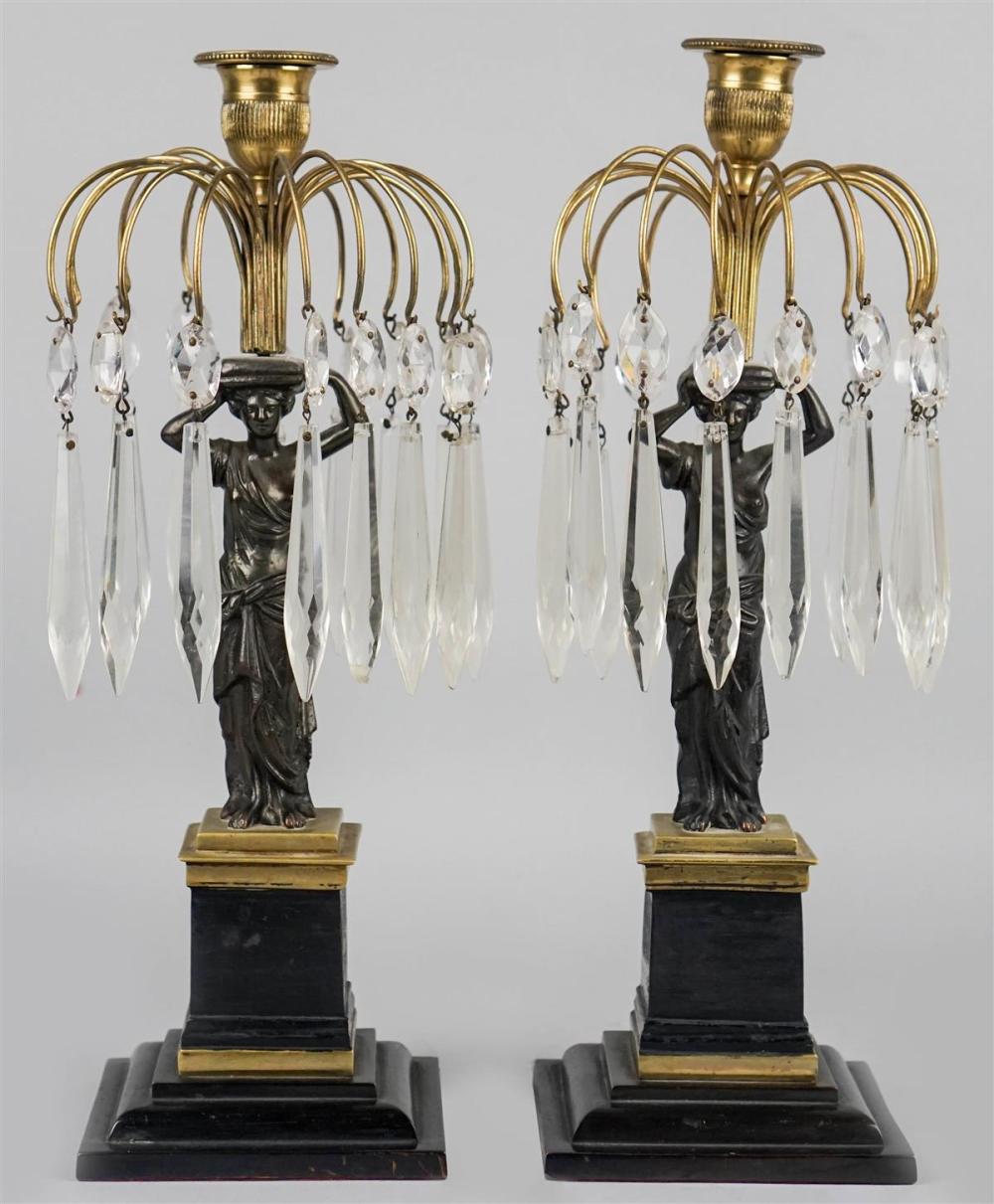 PAIR OF LOUIS PHILIPPE PARCEL-GILDED