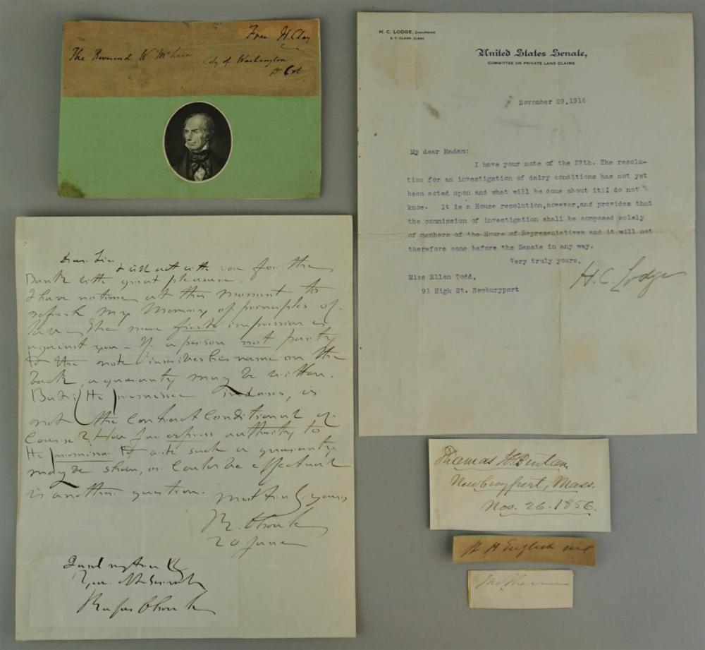 CORRESPONDENCE AND SIGNATURES OF MEMBERS