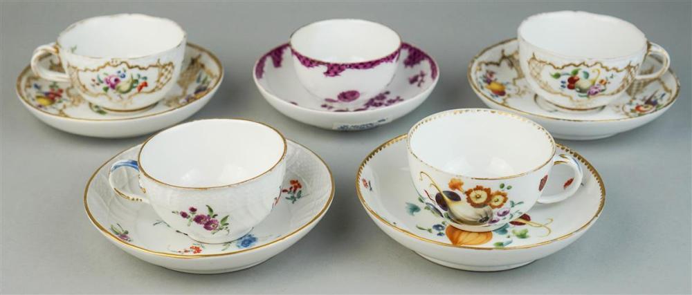 GROUP OF FIVE CONTINENTAL CUPS 313c39