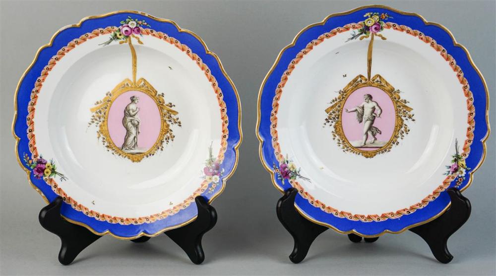 PAIR OF MEISSEN MARCOLIN NEOCLASSICAL