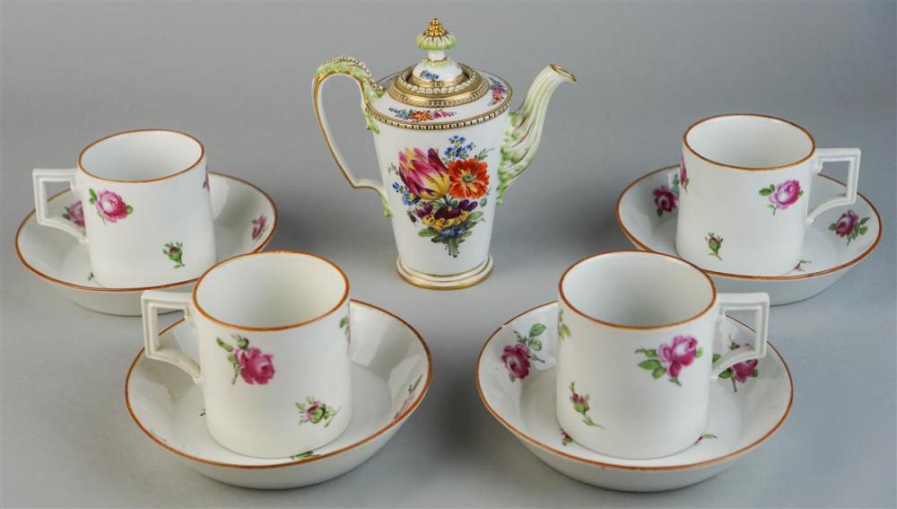 SET OF FOUR MEISSEN MARCOLINI 'PINK