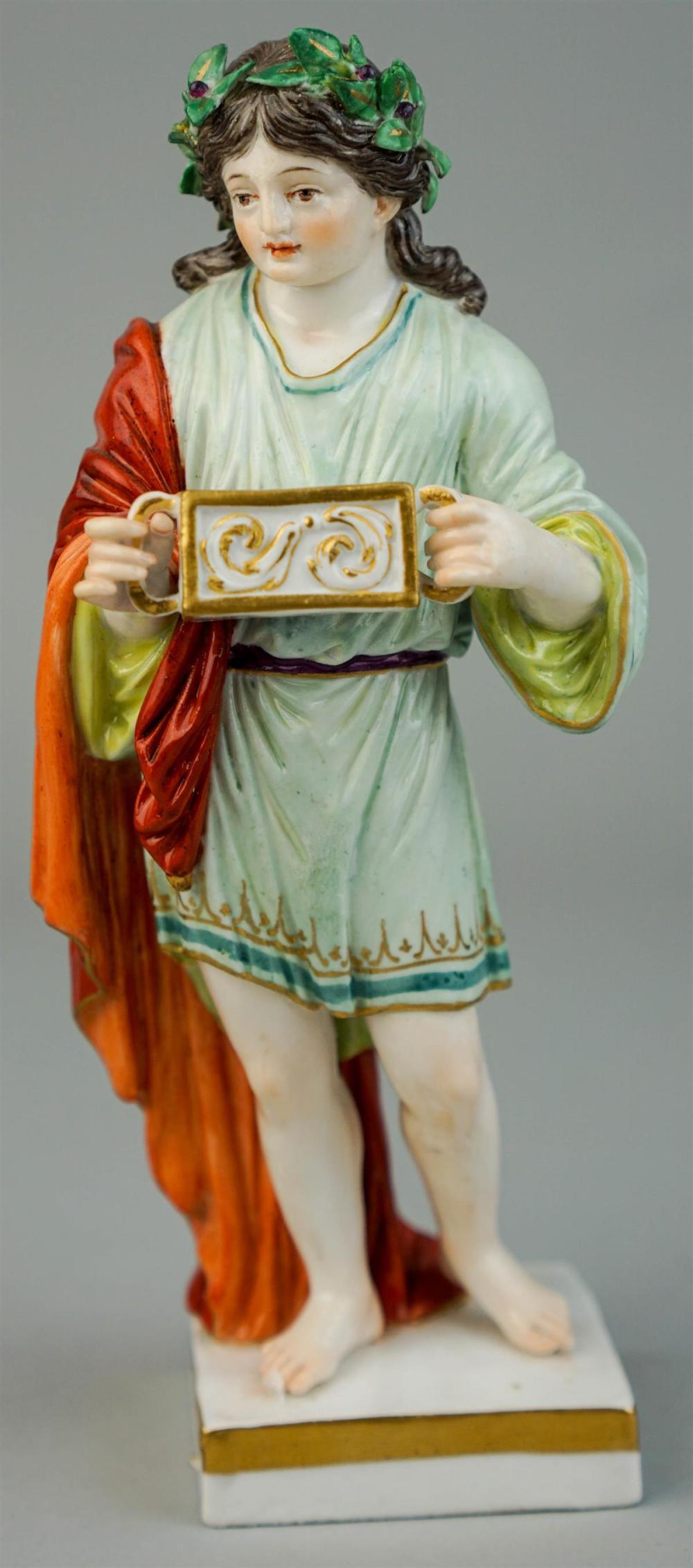 MEISSEN FIGURE OF ROMAN BOYMEISSEN 313c45