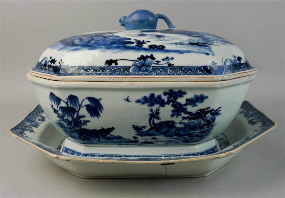 CHINESE EXPORT UNDERGLAZE BLUE 313cba