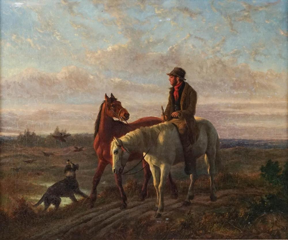  19TH CENTURY RIDER WITH HORSE 313d6e