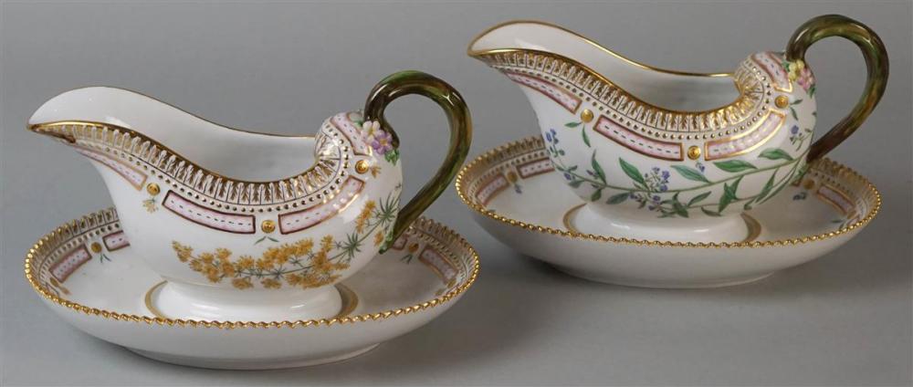 PAIR OF ROYAL COPENHAGEN FLORA 313db5