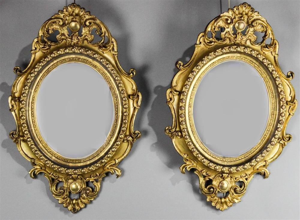 PAIR OF NEOCLASSICAL GILTWOOD MIRRORSPAIR 313dc8