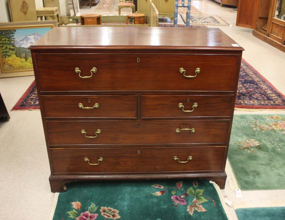 GEORGE IV MAHOGANY BUREAU SECRETAIRE  313e11