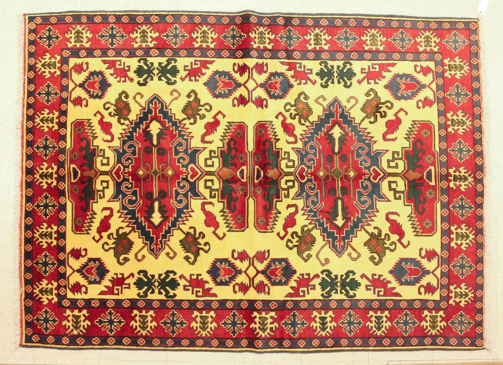 HAND KNOTTED ORIENTAL AREA RUG  313e24