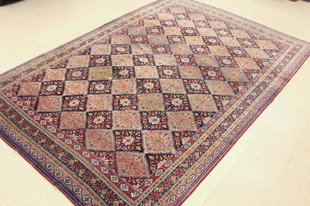 SEMI-ANTIQUE PERSIAN AFSHAR CARPET,