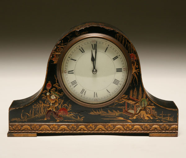 Diminuitive mantle clock Chinoiserie 4ecaf